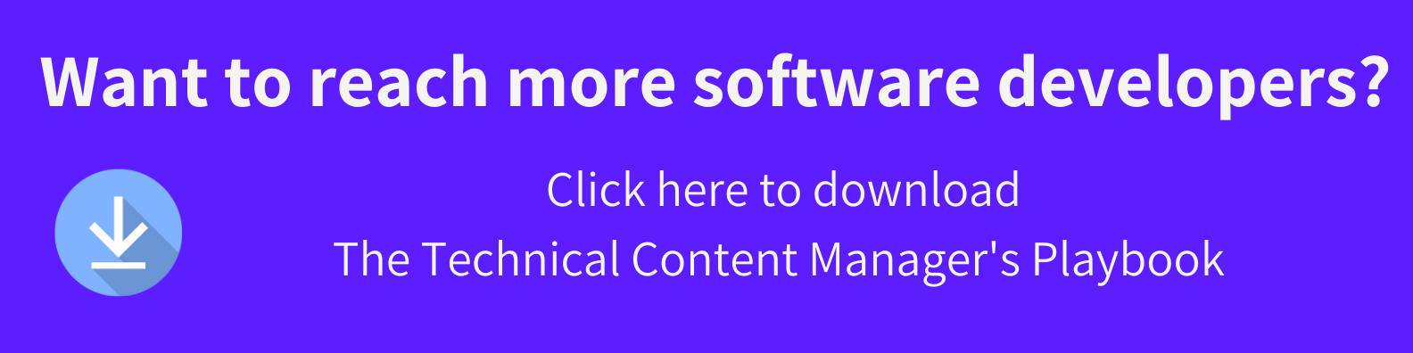 Download The Technical Content Manager's Playbook