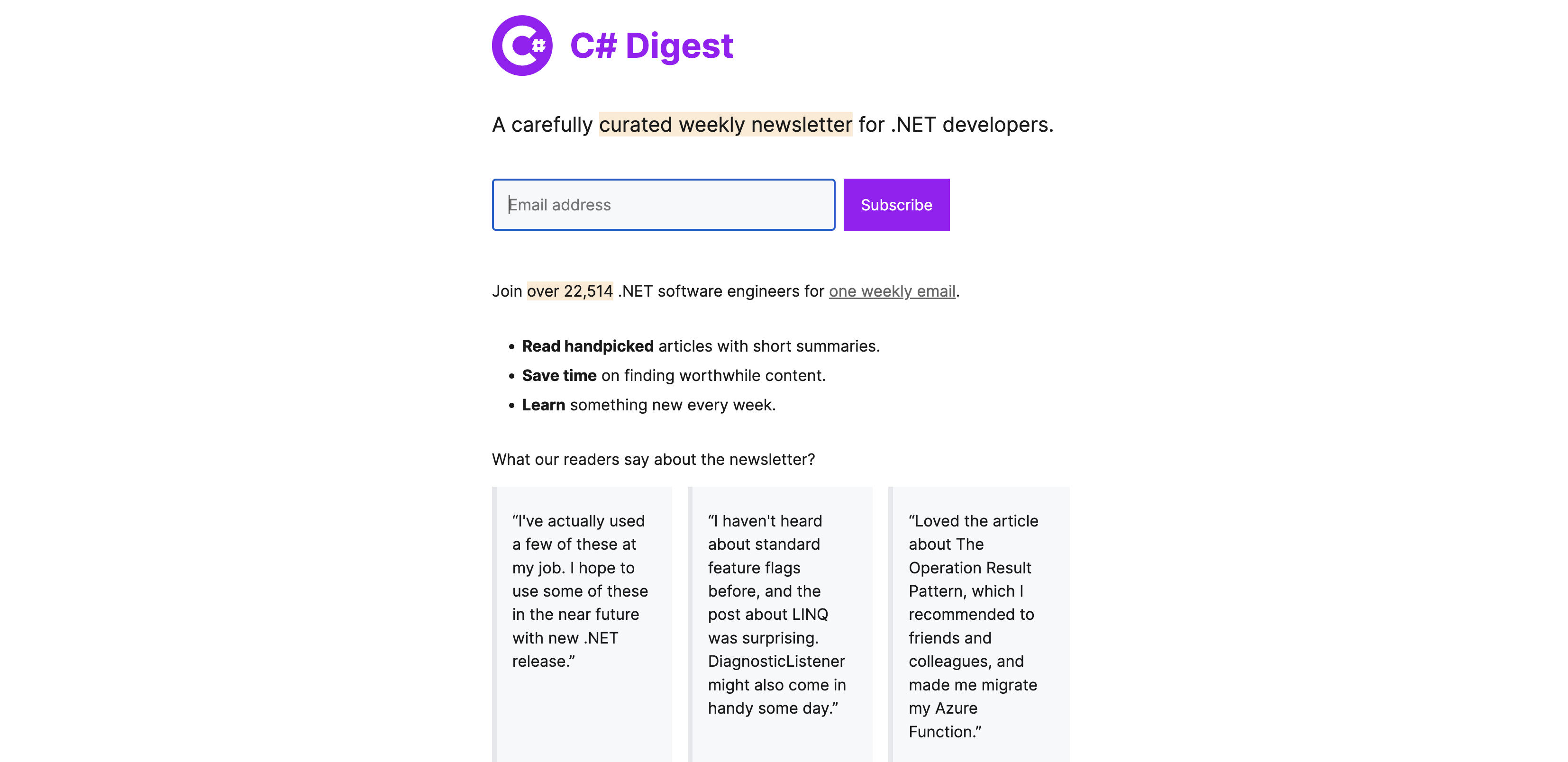 C# Digest News